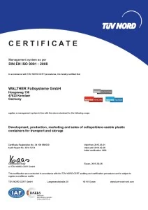 Certified according to DIN EN ISO 9001:2008 standard