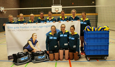 Die Volleyball Damen des VCE Geldern