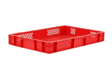 Bac Gerbable Dina 75 3 rouge 600 x 400 x 75 mm 