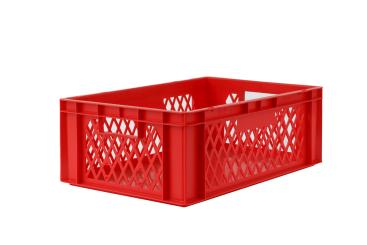 Stacking box Dina 210 2 red 600 x 400 x 210 mm 