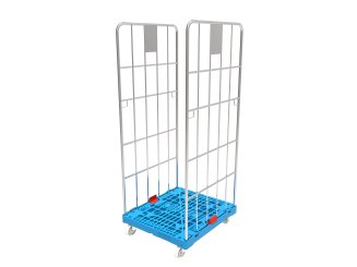 WALTHER Comfort roll-container WALTHER-blue 814 x 722 x 1842 mm 