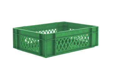 Stacking box Band 120 2 green 400 x 300 x 120 mm 