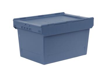 Nestable box Nestro 6432 D dove blue 610 x 400 x 340 mm 