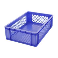 Stacking box Dina 175 2 blue 600 x 400 x 175 mm 