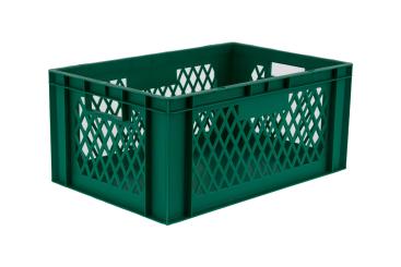 Stacking box Dina 270 2 green 600 x 400 x 270 mm 