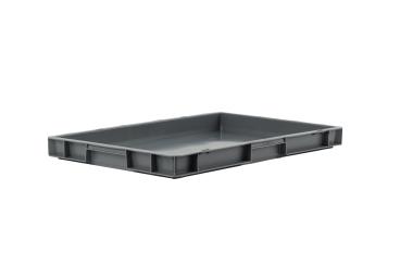Stacking box Dina 50 1 grey 600 x 400 x 50 mm 
