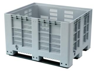 Grand Bac Rigide Jumbo 2180 3 gris 1200 x 1000 x 760 mm 