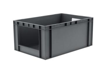 Stacking box Dina 270 4 grey 600 x 400 x 270 mm 