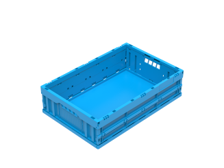 Bac Pliable Falter 6417 V1 bleu WALTHER-bleu 600 x 400 x 170 mm 