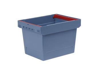 Nestable box Nestro 4327 SB dove blue 400 x 300 x 273 mm 