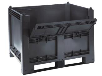 Grand Bac Rigide Noco 2885 1 reg. gris foncé 1200 x 800 x 850 mm 