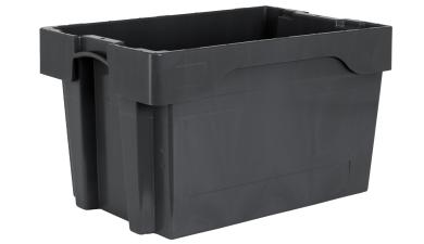 Stack & nest container Toc 350 1 grey 600 x 400 x 350 mm 