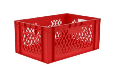 Stacking box Dina 270 2 red 600 x 400 x 270 mm 