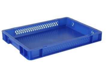 Stacking box Band 50 2 blue 400 x 300 x 50 mm 