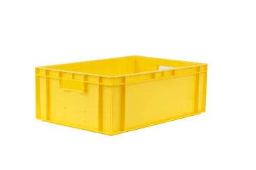 Stacking box Dina 210 1 yellow 600 x 400 x 210 mm 