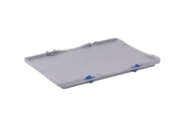 Scharnierdeckel 400 x 300 grau 400 x 300 mm 