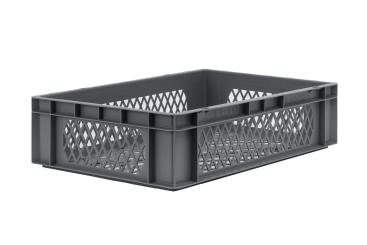 Stacking box Dina 145 3 grey 600 x 400 x 145 mm 