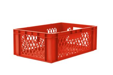 Stacking box Dina 210 3 red 600 x 400 x 210 mm 