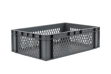 Stacking box Dina 175 2 grey 600 x 400 x 175 mm 