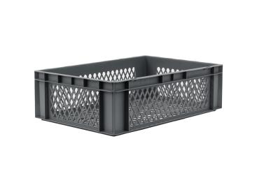 Stacking box Dina 175 3 grey 600 x 400 x 175 mm 