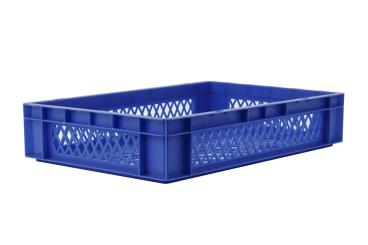 Stacking box Dina 120 3 blue 600 x 400 x 120 mm 