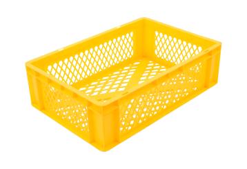 Stacking box Dina 175 3 yellow 600 x 400 x 175 mm 