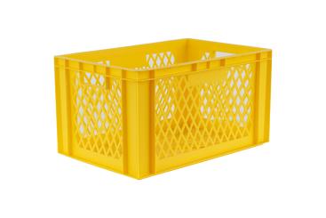 Stacking box Dina 320 3 yellow 600 x 400 x 320 mm 