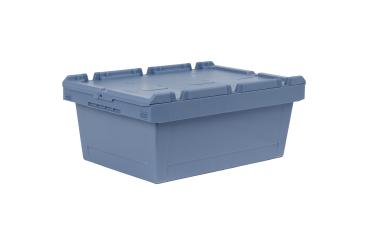 Nestable box Nestro 6422 DU dove blue 610 x 400 x 249 mm 