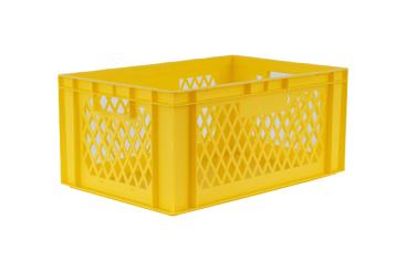 Stacking box Dina 270 2 yellow 600 x 400 x 270 mm 