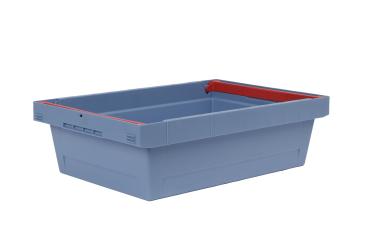 Nestable box Nestro 6417 SB dove blue 600 x 400 x 173 mm 