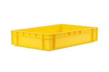 Stacking box Dina 120 1 yellow 600 x 400 x 120 mm 