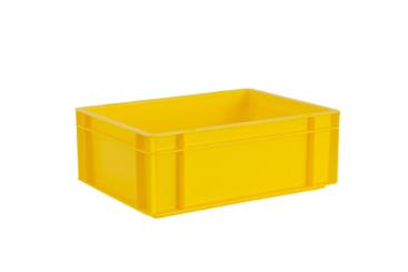 Stacking box Band 145 1 yellow 400 x 300 x 145 mm 