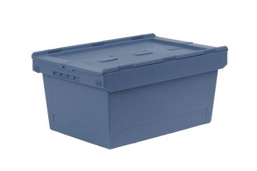 Nestable box Nestro 6427 D dove blue 610 x 400 x 290 mm 