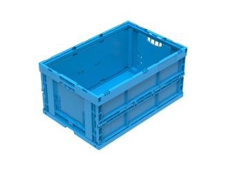Bac Pliable Falter 6430 NG WALTHER-bleu 600 x 400 x 300 mm 