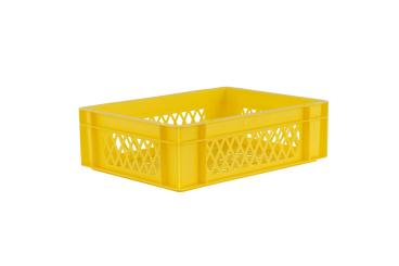 Stacking box Band 120 3 yellow 400 x 300 x 120 mm 