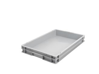 Stapelbehälter Ronny 75 OG hellgrau 600 x 400 x 75 mm 