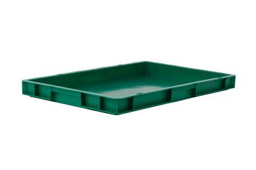 Stacking box Dina 50 1 green 600 x 400 x 50 mm 
