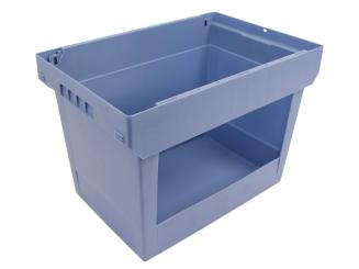 Nestable box Nestro 6442 EL dove blue 600 x 400 x 423 mm 