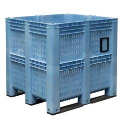 Large rigid container Innobox 1250 2 blue 1300 x 1150 x 1250 mm 