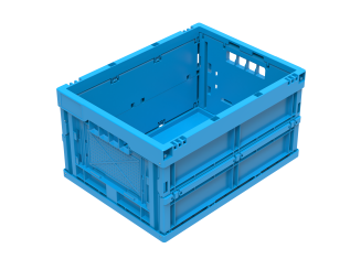 Folding box Folding 4322 V1 WALTHER-blue 400 x 300 x 220 mm 