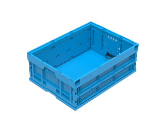 Bac Pliable Falter 8632 V1 WALTHER-bleu 800 x 600 x 320 mm 