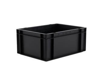 Conductive stacking box Band 175 1 cond black 400 x 300 x 175 mm 