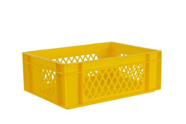 Stacking box Band 145 3 yellow 400 x 300 x 145 mm 