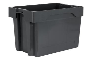 Stack & nest container Toc 400 1 grey 600 x 400 x 400 mm 