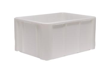 Stacking box Hoss 1 matt white 800 x 600 x 405 mm 