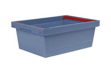Nestable box Nestro 6422 SB dove blue 600 x 400 x 223 mm 