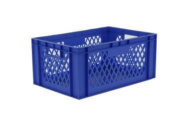 Stacking box Dina 270 2 blue 600 x 400 x 270 mm 