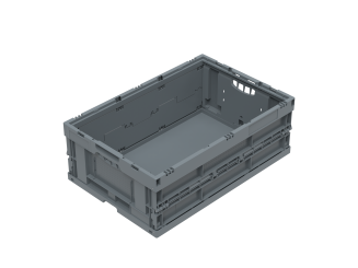 Faltbox Falter 6422 NG Greenline dunkelgrau 600 x 400 x 220 mm 