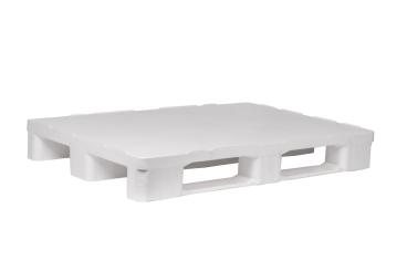 Hygienepalette 1280 - 2 weiß 1200 x 800 x 155 mm 