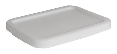 Couvercle coiffant 400 x 300 pour Det blanc mat 400 x 300 mm 